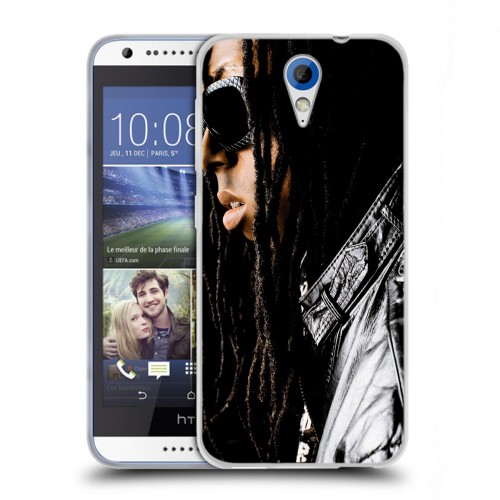 Дизайнерский пластиковый чехол для HTC Desire 620 Lil Wayne