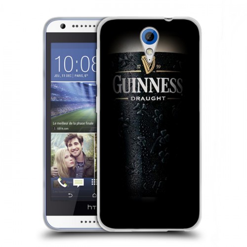 Дизайнерский пластиковый чехол для HTC Desire 620 Guinness