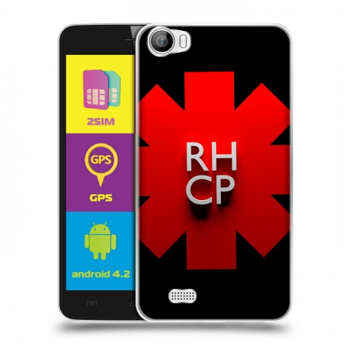 Дизайнерский пластиковый чехол для Explay Rio Red Hot Chili Peppers