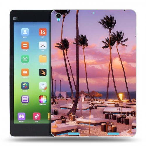Дизайнерский силиконовый чехол для Xiaomi MiPad Закат