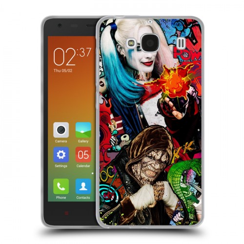 Дизайнерский пластиковый чехол для Xiaomi RedMi 2 Отряд самоубийц