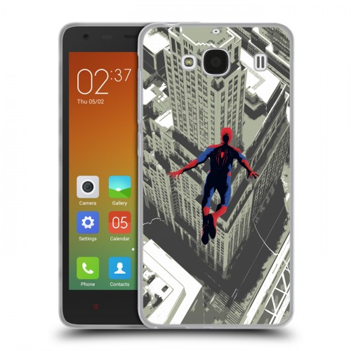 Дизайнерский пластиковый чехол для Xiaomi RedMi 2 Человек - паук