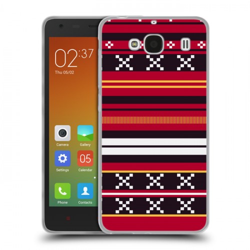 Дизайнерский пластиковый чехол для Xiaomi RedMi 2 Этнические мотивы