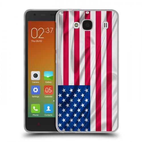 Дизайнерский пластиковый чехол для Xiaomi RedMi 2 Флаг США
