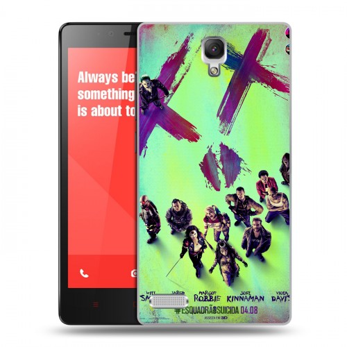 Дизайнерский пластиковый чехол для Xiaomi RedMi Note Отряд самоубийц