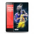 Дизайнерский пластиковый чехол для Xiaomi RedMi Note НБА