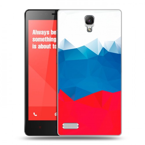 Дизайнерский пластиковый чехол для Xiaomi RedMi Note Российский флаг