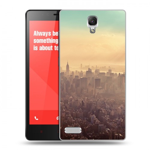 Дизайнерский пластиковый чехол для Xiaomi RedMi Note Нью-Йорк