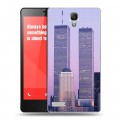 Дизайнерский пластиковый чехол для Xiaomi RedMi Note Нью-Йорк