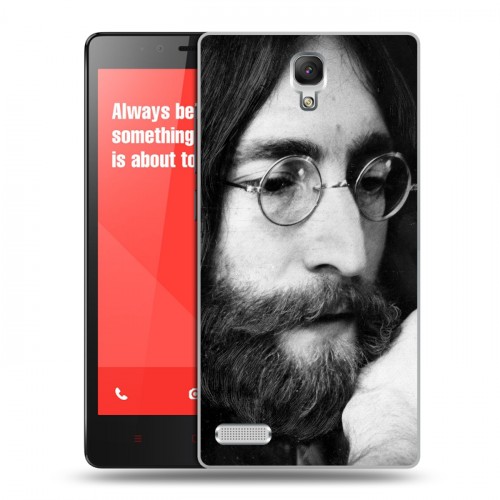 Дизайнерский пластиковый чехол для Xiaomi RedMi Note Джон Леннон