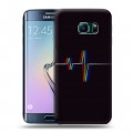 Дизайнерский пластиковый чехол для Samsung Galaxy S6 Edge Неоновые образы