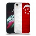 Дизайнерский пластиковый чехол для Alcatel One Touch Idol 3 (4.7) Сингапур