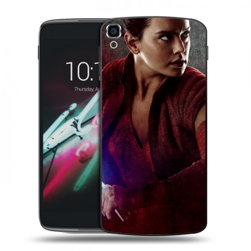 Дизайнерский пластиковый чехол для Alcatel One Touch Idol 3 (5.5) Star Wars : The Last Jedi