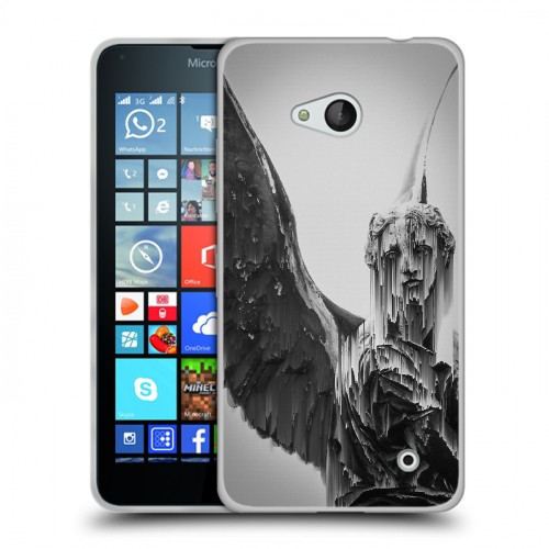 Дизайнерский пластиковый чехол для Microsoft Lumia 640 Неоновая Греция