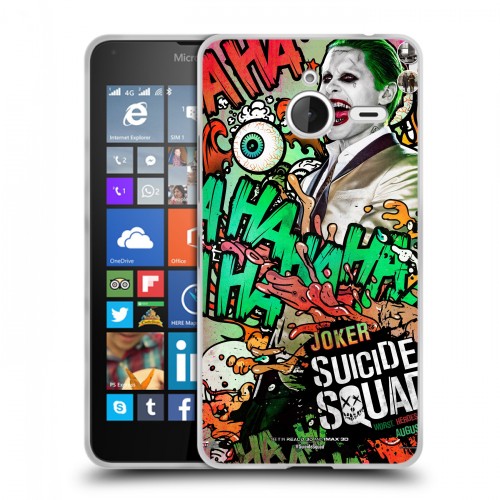 Дизайнерский пластиковый чехол для Microsoft Lumia 640 XL Отряд самоубийц