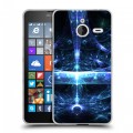 Дизайнерский пластиковый чехол для Microsoft Lumia 640 XL Абстракции Неон