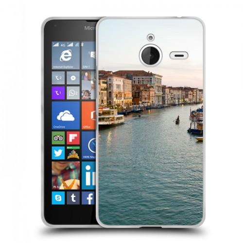Дизайнерский пластиковый чехол для Microsoft Lumia 640 XL венеция