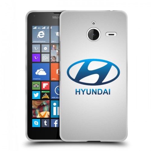 Дизайнерский пластиковый чехол для Microsoft Lumia 640 XL Hyundai