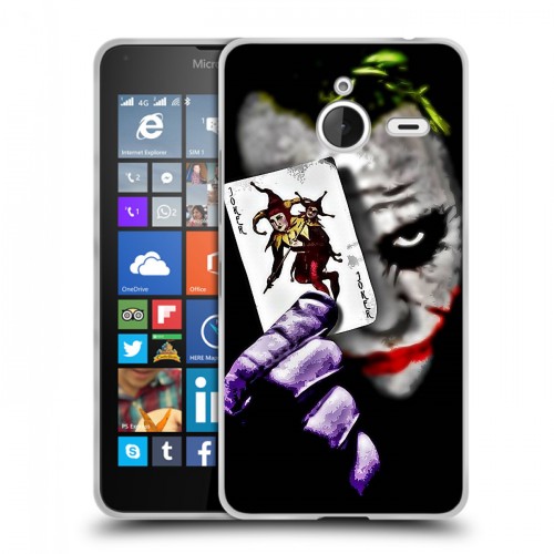 Дизайнерский пластиковый чехол для Microsoft Lumia 640 XL Джокер