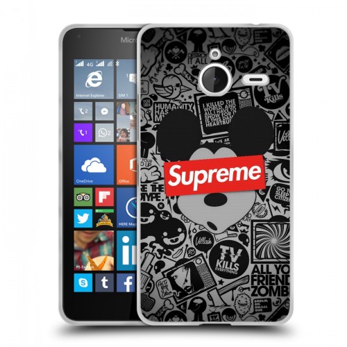 Дизайнерский пластиковый чехол для Microsoft Lumia 640 XL Супер стиль