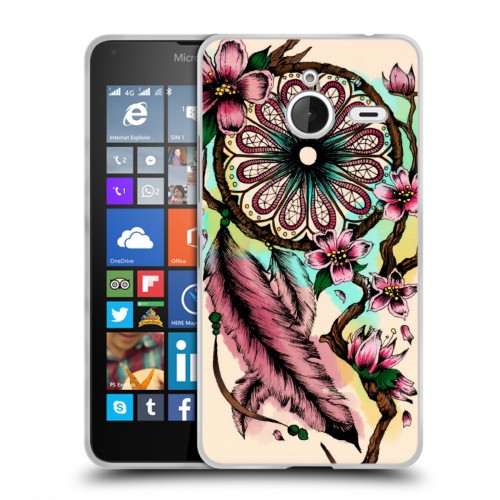 Дизайнерский пластиковый чехол для Microsoft Lumia 640 XL Акварельные обереги