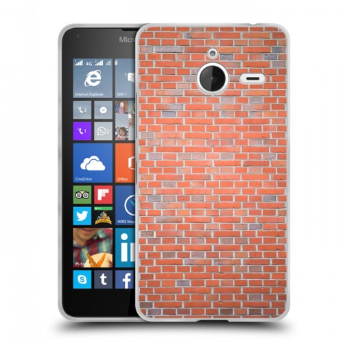 Дизайнерский пластиковый чехол для Microsoft Lumia 640 XL Кирпич