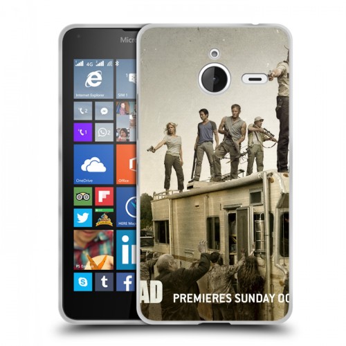 Дизайнерский пластиковый чехол для Microsoft Lumia 640 XL Ходячие мертвецы