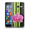 Дизайнерский пластиковый чехол для Microsoft Lumia 640 XL Орхидеи