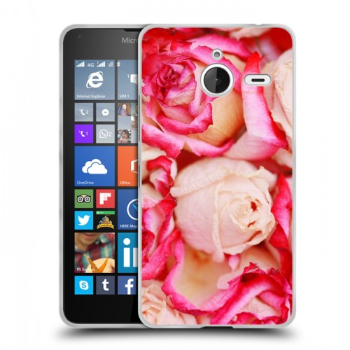 Дизайнерский пластиковый чехол для Microsoft Lumia 640 XL Розы