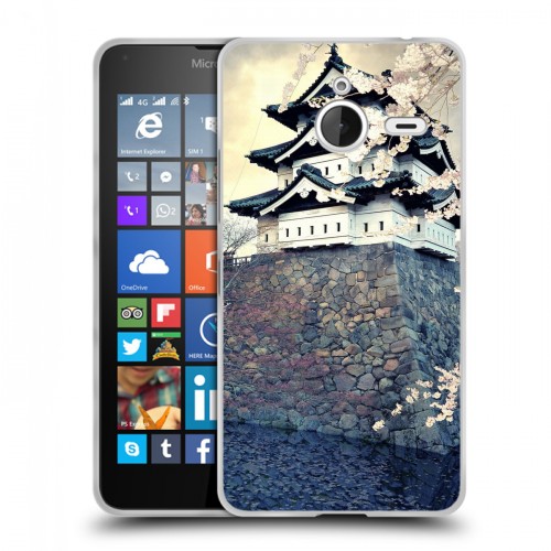 Дизайнерский пластиковый чехол для Microsoft Lumia 640 XL Сакура