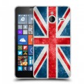 Дизайнерский пластиковый чехол для Microsoft Lumia 640 XL Флаг Британии