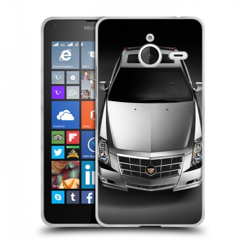 Дизайнерский пластиковый чехол для Microsoft Lumia 640 XL Cadillac
