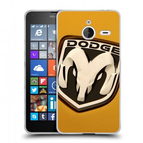 Дизайнерский пластиковый чехол для Microsoft Lumia 640 XL Dodge
