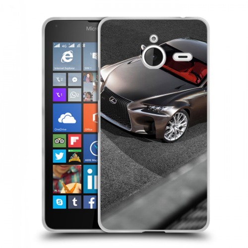Дизайнерский пластиковый чехол для Microsoft Lumia 640 XL Lexus