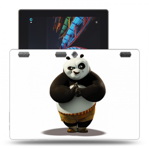 Дизайнерский силиконовый чехол для Lenovo Tab 2 A10 Кунг-фу панда