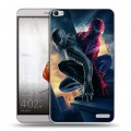 Дизайнерский пластиковый чехол для Huawei MediaPad X2 Человек -паук
