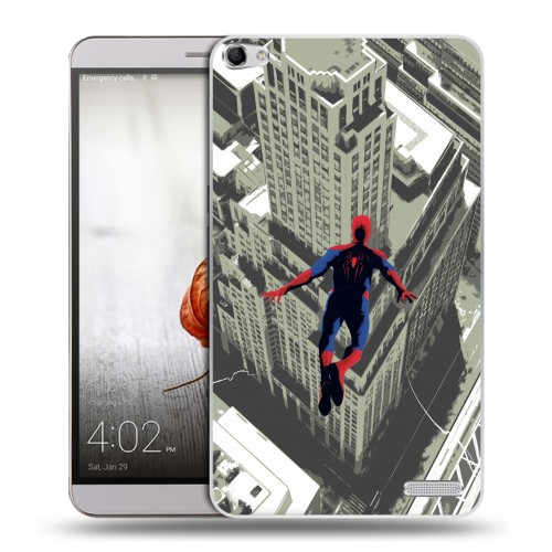 Дизайнерский пластиковый чехол для Huawei MediaPad X2 Человек - паук