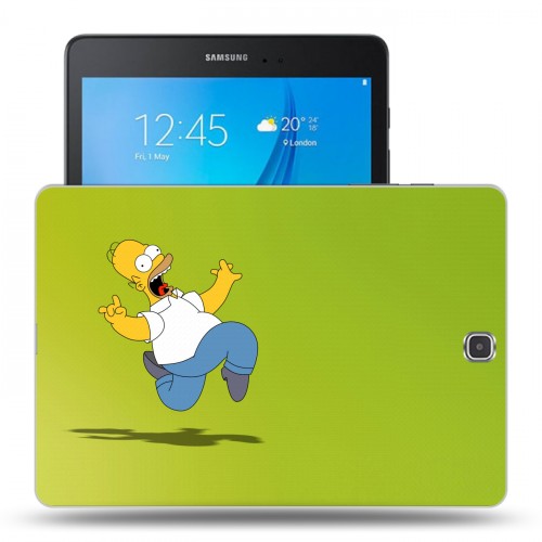 Дизайнерский силиконовый чехол для Samsung Galaxy Tab A 9.7 Симпсоны 