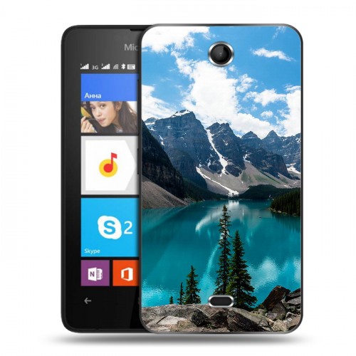 Дизайнерский силиконовый чехол для Microsoft Lumia 430 Dual SIM Озера