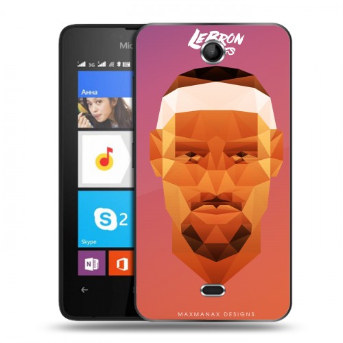 Дизайнерский силиконовый чехол для Microsoft Lumia 430 Dual SIM НБА