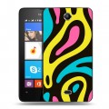 Дизайнерский силиконовый чехол для Microsoft Lumia 430 Dual SIM Абстракции