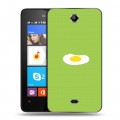 Дизайнерский силиконовый чехол для Microsoft Lumia 430 Dual SIM Абстрактный минимализм