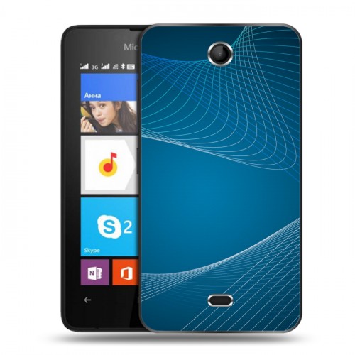 Дизайнерский силиконовый чехол для Microsoft Lumia 430 Dual SIM Абстракции Сетка