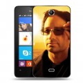 Дизайнерский силиконовый чехол для Microsoft Lumia 430 Dual SIM блудливая калифорния