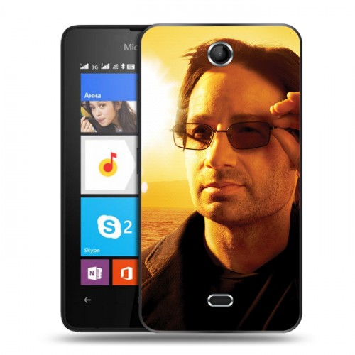 Дизайнерский силиконовый чехол для Microsoft Lumia 430 Dual SIM блудливая калифорния