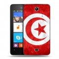 Дизайнерский силиконовый чехол для Microsoft Lumia 430 Dual SIM флаг турции