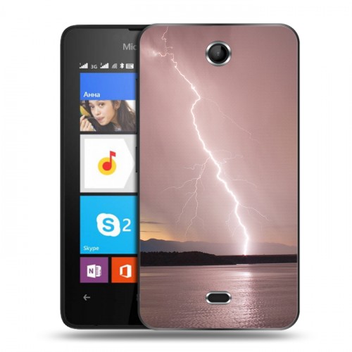 Дизайнерский силиконовый чехол для Microsoft Lumia 430 Dual SIM стихии