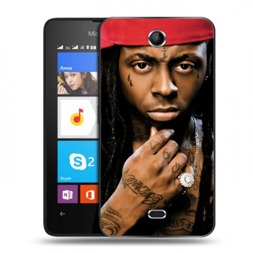 Дизайнерский силиконовый чехол для Microsoft Lumia 430 Dual SIM Lil Wayne