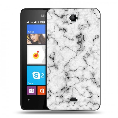 Дизайнерский силиконовый чехол для Microsoft Lumia 430 Dual SIM Мрамор