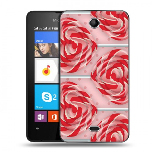 Дизайнерский силиконовый чехол для Microsoft Lumia 430 Dual SIM Сладости
